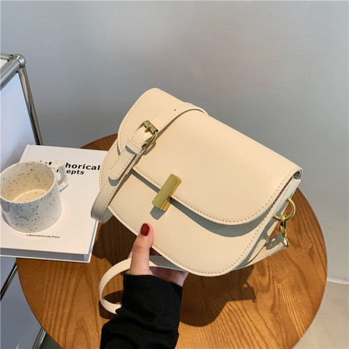 South Korea's niche saddle bag, new minimalist and versatile single shoulder crossbody bag, live streaming, one piece shipping, foreign trade trend