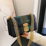 European and American Foreign Trade New Women's Bag Fashion Versatile Cross border Small Square Bag Printed Letter One Shoulder Crossbody Bag Large Capacity Trendy