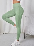 New seamless European and American peach buttocks yoga pants with lifted buttocks, chrysanthemum peach tight sports pants for women wearing on the outside