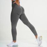 Hot selling seamless yoga suit from Europe and America, tight fitting and hip lifting yoga pants, sexy leggings, sports leggings, fitness clothes for women