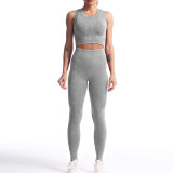 New cross-border seamless washed yoga suit with moisture absorption and sweat wicking, running, yoga vest, fitness and sports bra for women