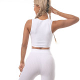 New stock sports vest, sweat absorbing sports dance fitness vest, tight fitting women's yoga, can be worn externally