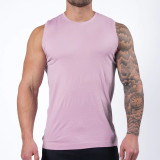 Men's sports vest summer sleeveless fitness suit men's running yoga breathable quick drying fitness vest men's style