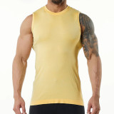 Men's sports vest summer sleeveless fitness suit men's running yoga breathable quick drying fitness vest men's style