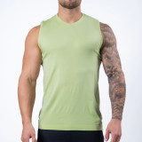 Men's sports vest summer sleeveless fitness suit men's running yoga breathable quick drying fitness vest men's style