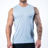 Men's sports vest summer sleeveless fitness suit men's running yoga breathable quick drying fitness vest men's style