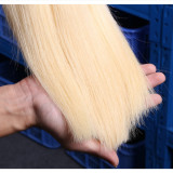 95g 613 straight human hair bubble hair curtains, Xuchang wig hair strips, human hair bundles