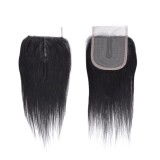 T-shaped mechanism lace hair block cross-border real person wig 4x4T lace closure human hair