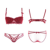 Wholesale and distribution of palace vine, jacquard, lace, half cup bra set, thin cotton cup, zodiac underwear by manufacturers