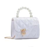 New Fashion Foreign Trade Pearl Handheld Chain Diagonal Cross Hanging Dior Jelly Bag