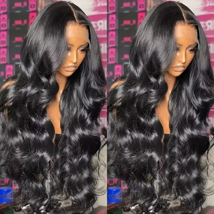 Foreign trade wigs, European and American fashion front lace, black wavy curly hair, hot selling front lace full head covers in Africa