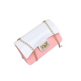 New Candy Color Jelly Bag Double Color Mobile Phone Bag Single Shoulder Crossbody Bag