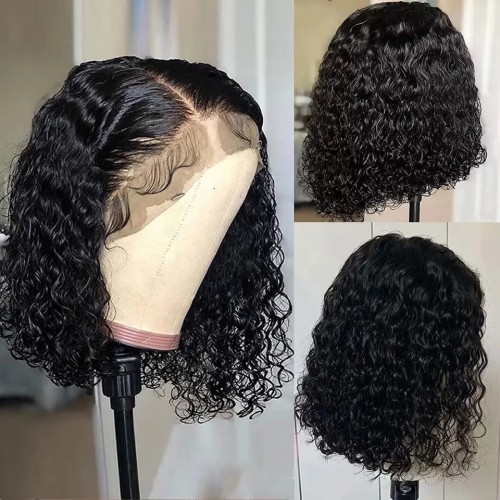 Former lace wig, popular small roll wig set for black women in Europe and America, in stock for human hair wigs