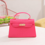 New crocodile pattern crossbody medium size Kelly jelly bag for foreign trade wholesale