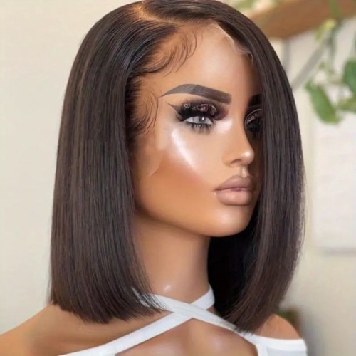 European and American fashion front lace medium long hair wigs are hot selling in cross-border foreign trade in Africa, with straight and wavy hair wigs