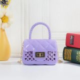 Hollow MINI Small Bag Advanced Internet Red Colored Beads Handheld Chain Diagonal Straddle Small Bag
