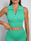 Green sleeveless top (including chest pad)