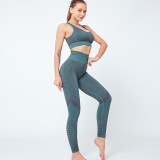 Instagram influencer Peach Hip Lifting Fitness Pants Women's Panel Quick Drying Elastic Tight Pants European and American Hip Lifting High Waist Yoga Pants