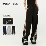 MADEEXTREME American Street Sports Outdoor Relaxation Retro Classic Bar Casual Pants for Men and Women