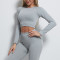 Light gray long sleeved