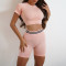 Pink two-piece set