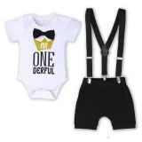Amazon 1-year-old Mr. Onederful Birthday Clothing for Baby Boys First Birthday Clothing