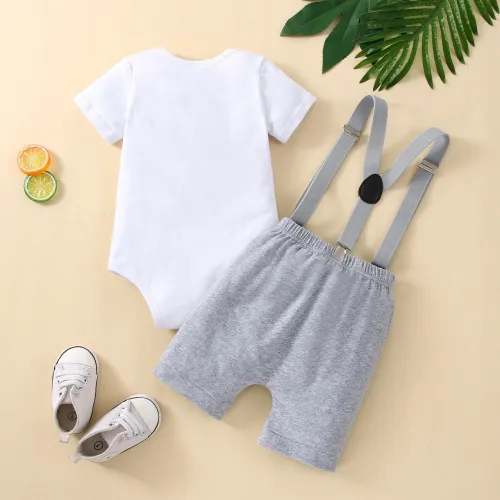 Amazon baby boy's 1st birthday costume bow tie jumpsuit jumpsuit cake shredded costume