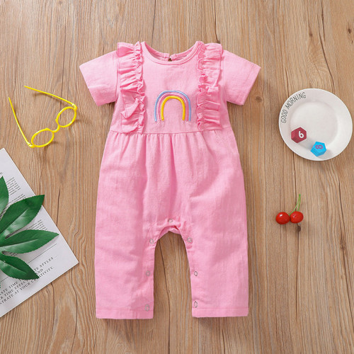 Baby Clothes Autumn/Winter Baby Bodysuit Autumn/Newborn Pure Cotton Long Creeping Bow