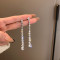 75 # Silver Needle - Silver - Diamond Tassel