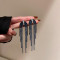 10 # Silver Needle - Black Blue U-shaped