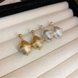Fashion personalized round beads striped lantern design earrings earrings earrings 2023 new wholesale women