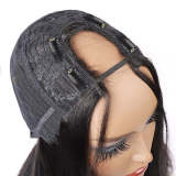 U part Wig straight Human Hair U-shaped mechanism head cover with real human hair for cross-border distribution