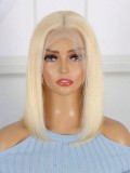 LACE FRONTAL 13x4 Bob WIG straight 613 BLONDE