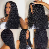 Human Hair 13*4 Jerry Curly Lace Front Wig for Black Women