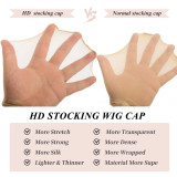 Factory stock European and American wig mesh cap HD WIG CAP universal skin tone high elasticity ultra clear wig mesh