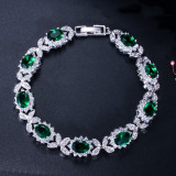 Liying European and American New Jewelry Fashion AAA Zircon Bracelet AliExpress Hot selling Source Manufacturer Direct Sales