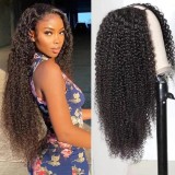 Jerry Curly U Part Wig Human Hair wigs Natural Hairline