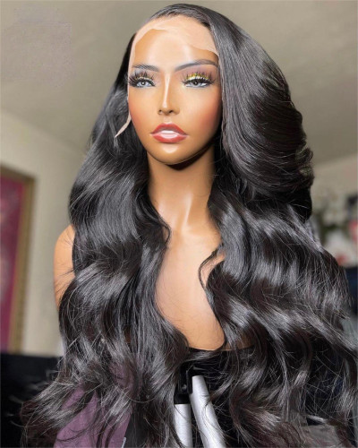 body wave 13*6 lace Front human hair wig with baby hair