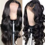 4*4 Loose Wave Lace Front Wig Human Hair Wigs Natural Color