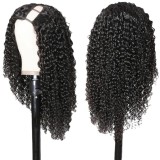 Jerry Curly U Part Wig Human Hair wigs Natural Hairline