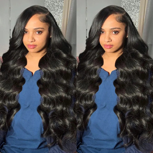 13*6 body wave lace Front human hair wig Natural hairline