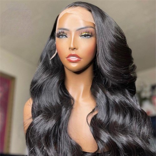 13*6 body wave lace Front human hair wig Natural hairline