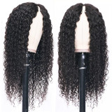 V part Brazilian remy hair deep wave wig human hair wigs
