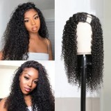 Jerry Curly U Part Wig Human Hair wigs Natural Hairline