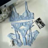 AliExpress European and American Fun Underwear Sexy Embroidery Kit Lingerie