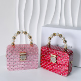 New Dinner Bag Women's Diamond Handbag Beaded High end Acrylic Bag