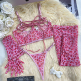 Russian European and American sexy lingerie bundle lingerie set Lingerie