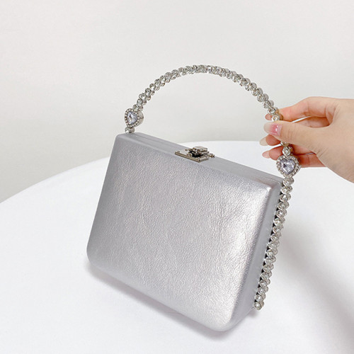 New handbag with large capacity, summer diamond inlaid crossbody bag, women's glitter dinner bag