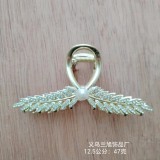 Plate hair claw hair clip snap clips stylish pearl flower large size claw clip hair accessories