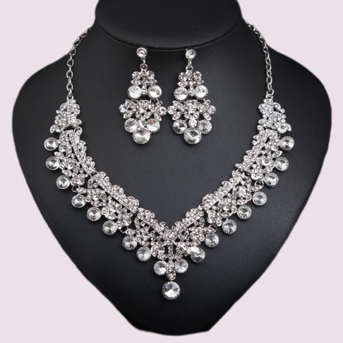 Diamond Bride Necklace Wedding Birthday Party Jewelry Wedding Dress Camera Temperament Headwear Women's Jewelry